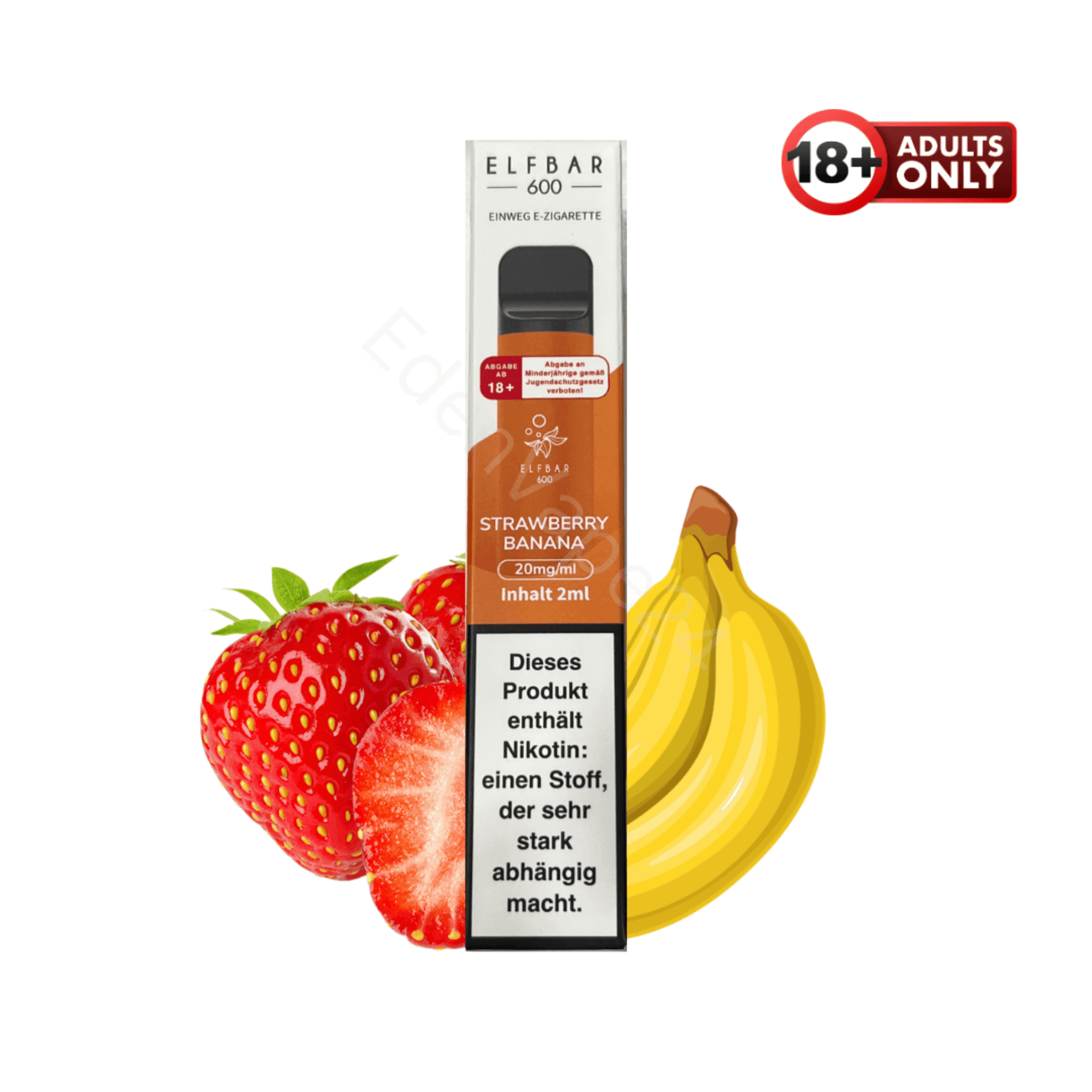 Elfbar 600 - Strawberry Banana - EdenVape24